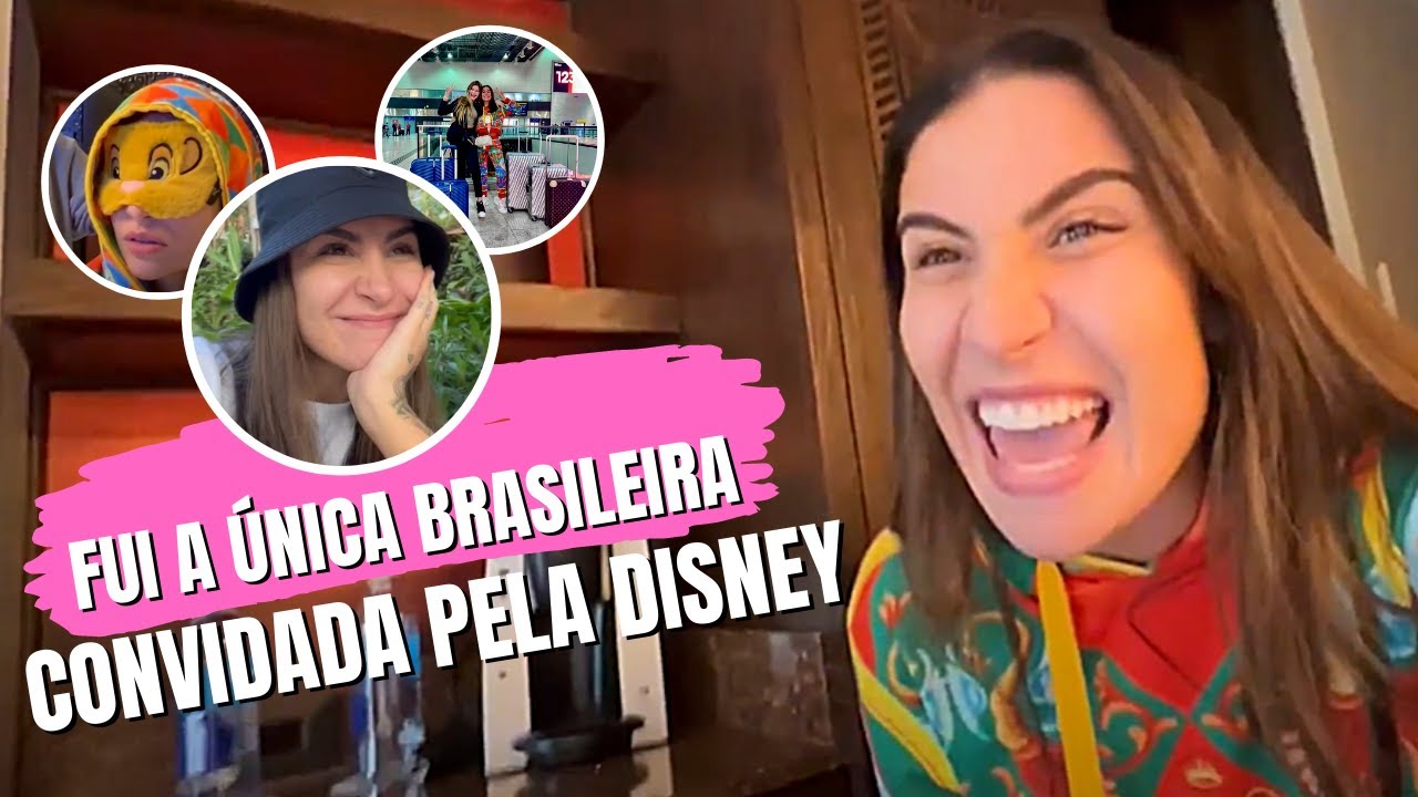 EMBARQUEI PARA DISNEY COM INFLUENCIADORES DO MUNDO INTEIRO!!