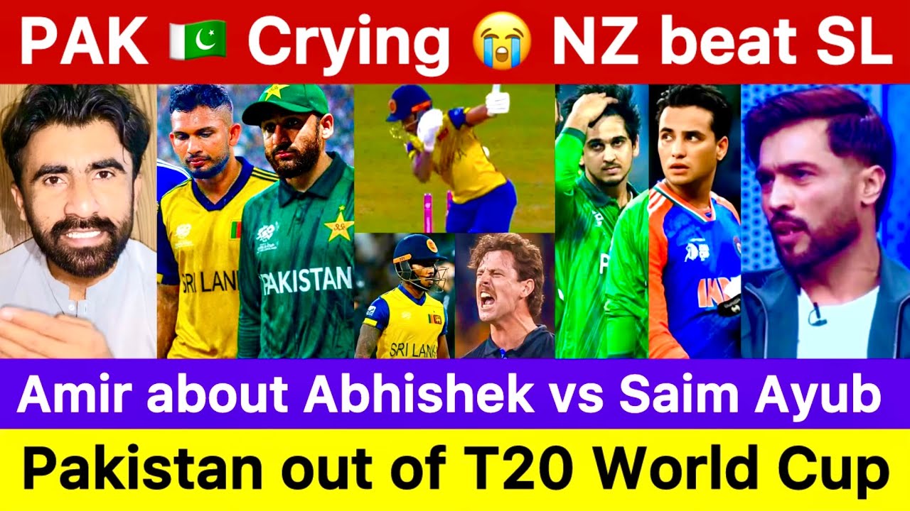 pak media crying new zealand beat srilanka | abhishek sharma vs saim ayub | india vs pakistan 