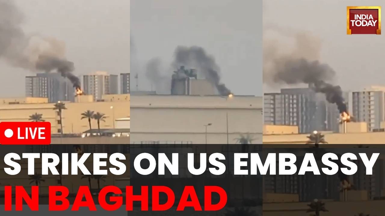 US Israel Iran War News LIVE: Missile Hits US Embassy Helipad in Baghdad Amid Iran Tensions