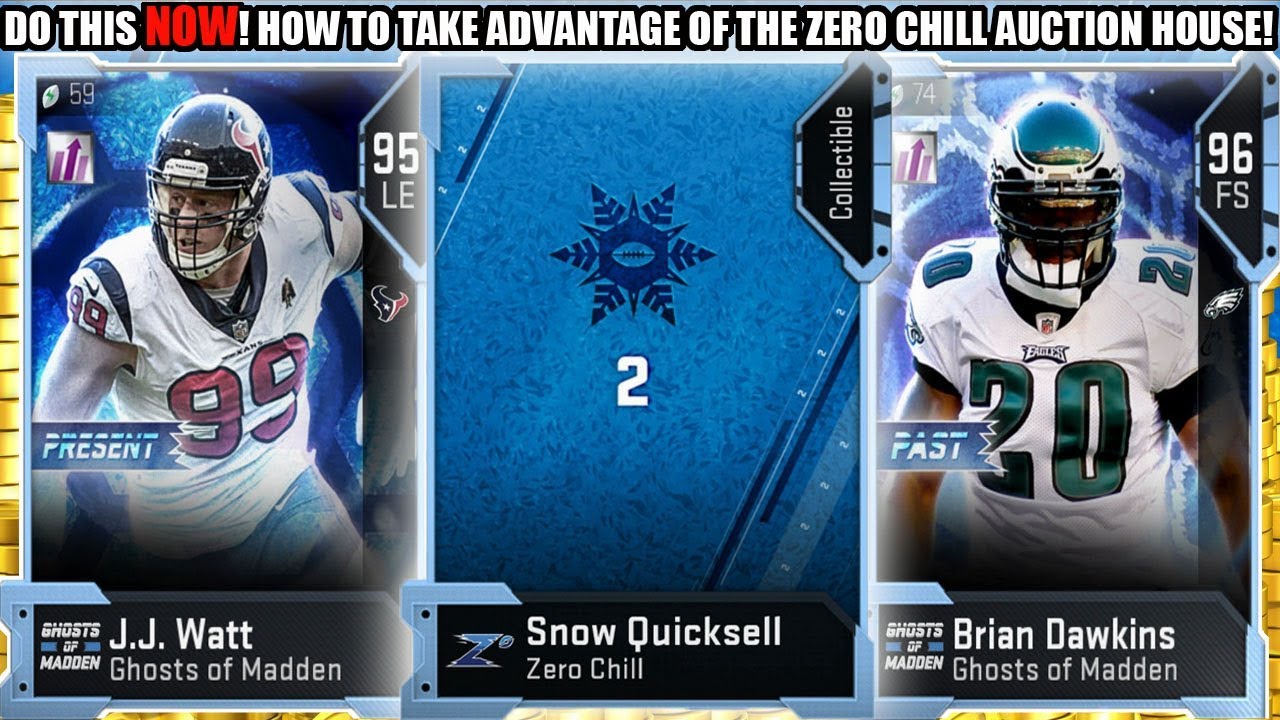 DO THIS NOW! HOW TO TAKE ADVANTAGE OF THE ZERO CHILL AUCTION HOUSE! | MADDEN 19 ULTIMATE TEAM