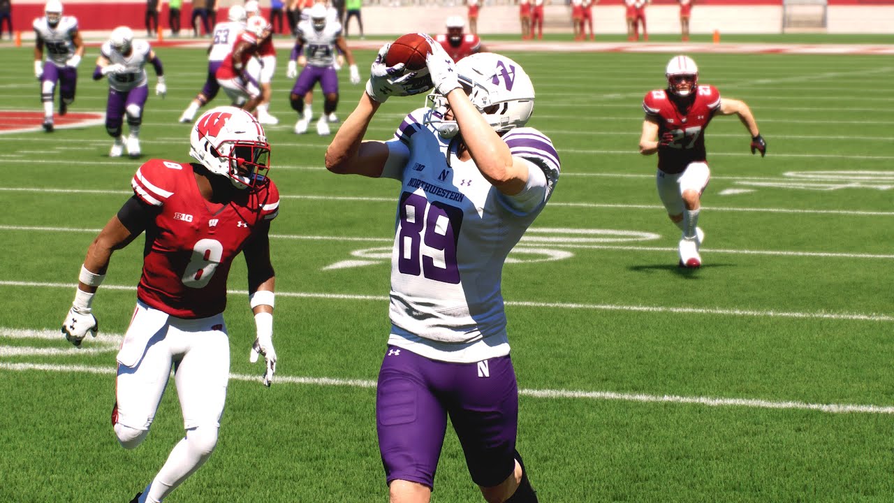 Northwestern jumps around for 2033 win at Wisconsin in College Football 25 dynasty mode