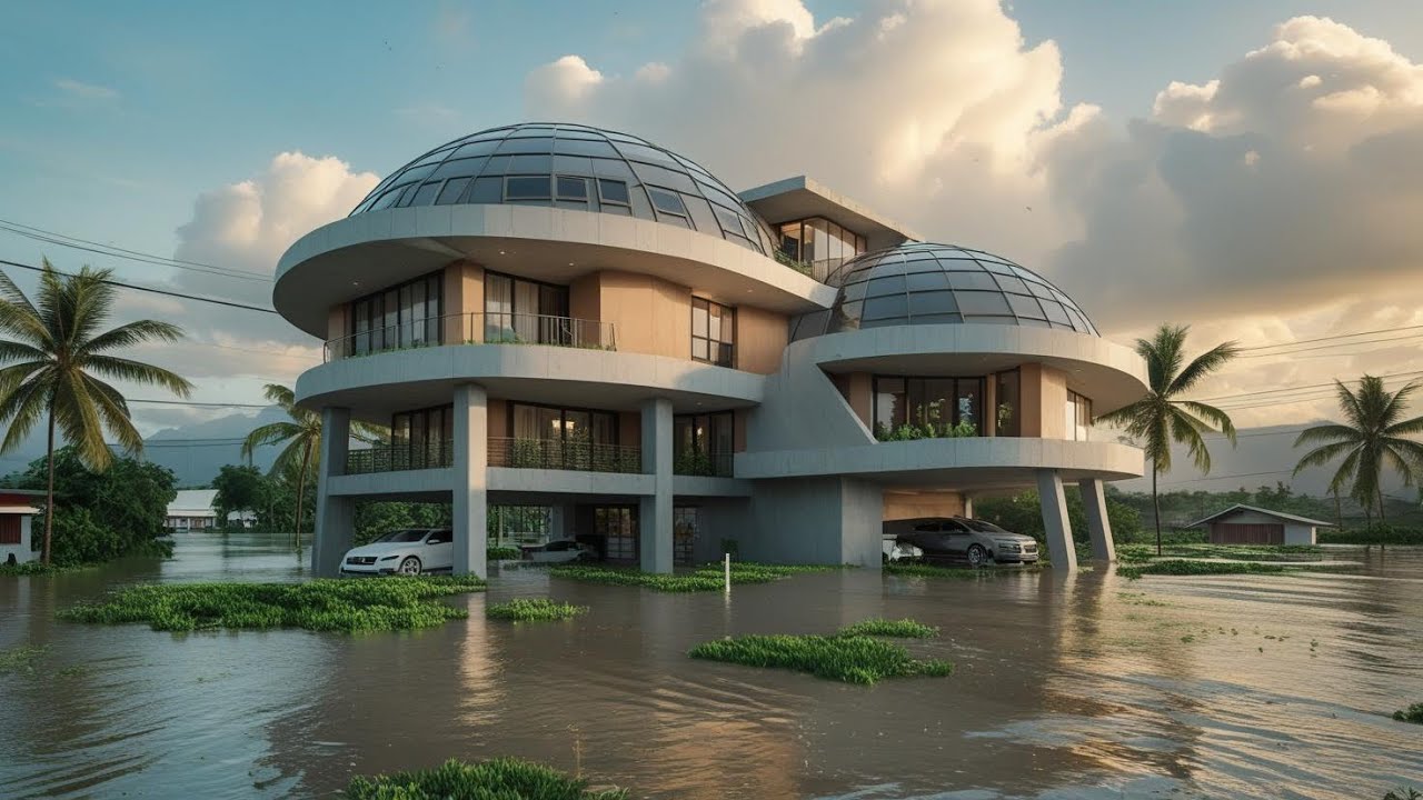 Typhoon-RESISTANT Home: 3 Storey House Hurricane-Proof Design Concept