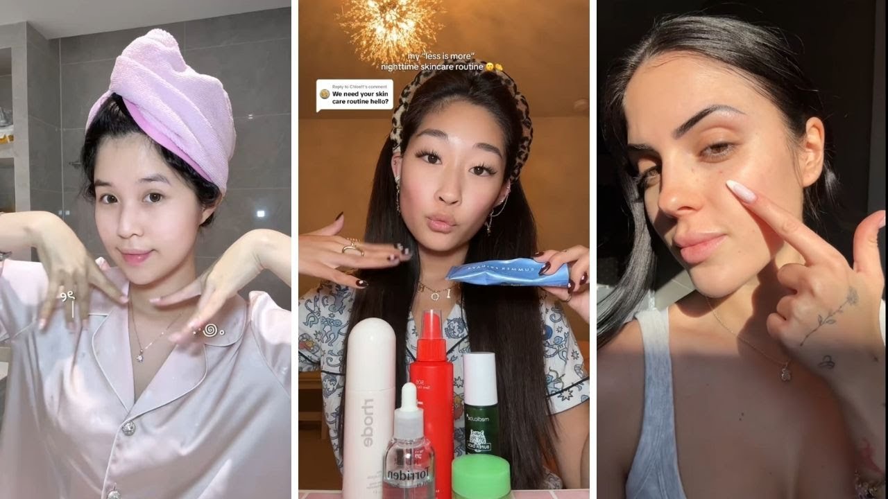 Skincare routine tiktok compilation 23