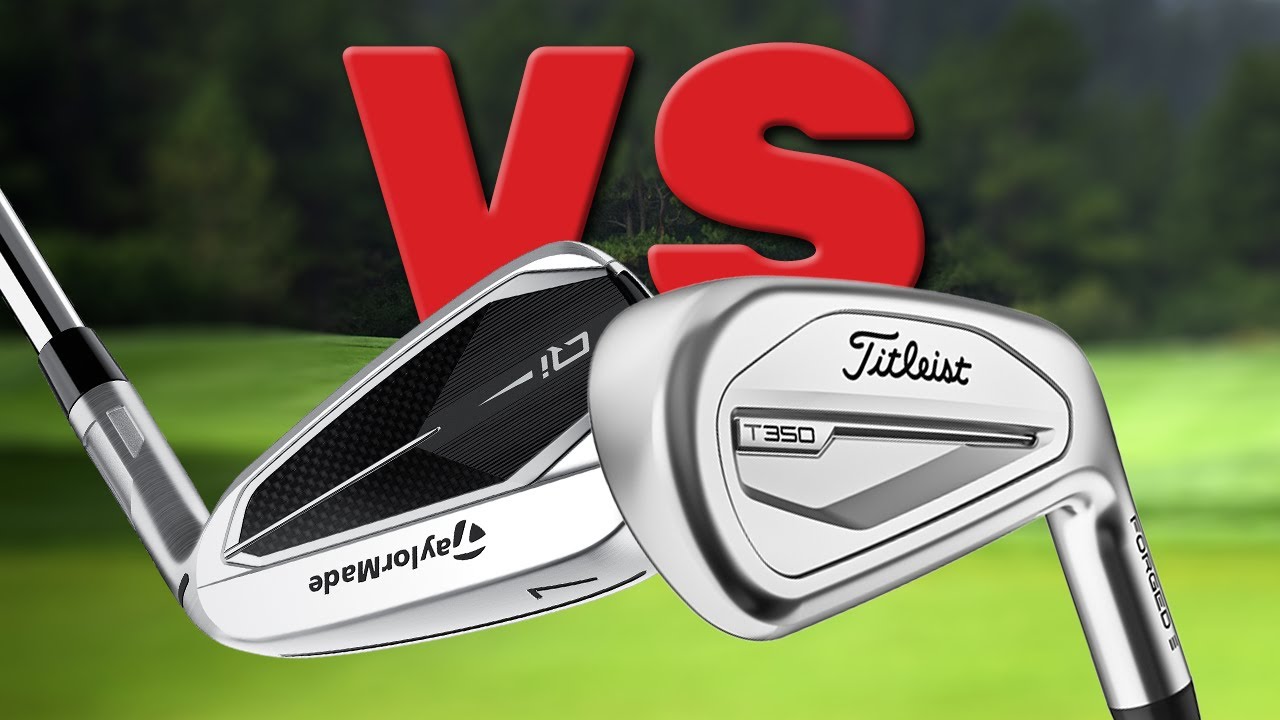 Titleist T350 vs TaylorMade Qi Irons: FORGED Feel vs DISTANCE Beast!