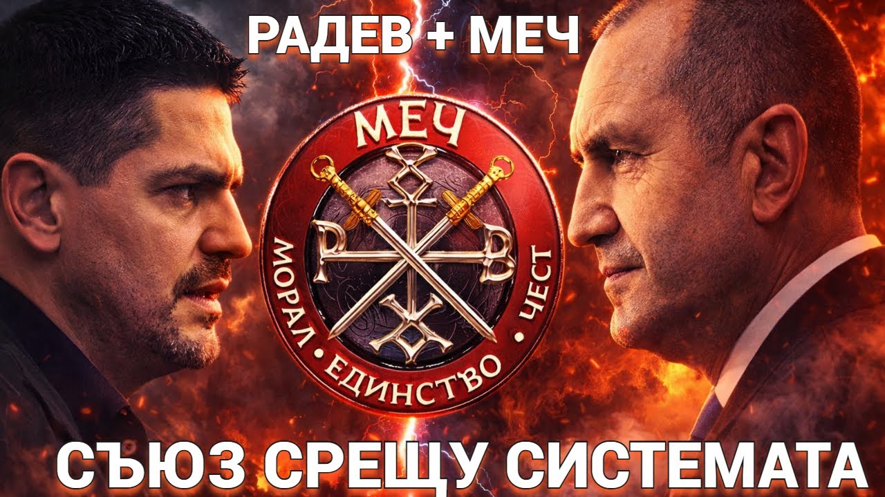 💣 Новият съюз в България: Радев + МЕЧ срещу Борисов и Пеевски?