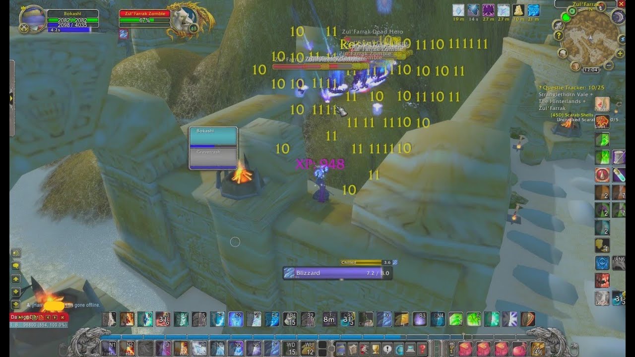 Dad Gamer WoW Classic Mage Solo ZF Trash EZ + Quest