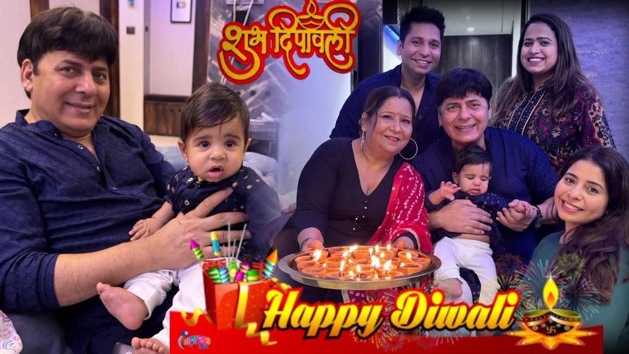 @EvaanLehri KI FIRST DIWALI 🪔 | DIWALI CELEBERATION 2025 | Sakshi Lehri Vlogs