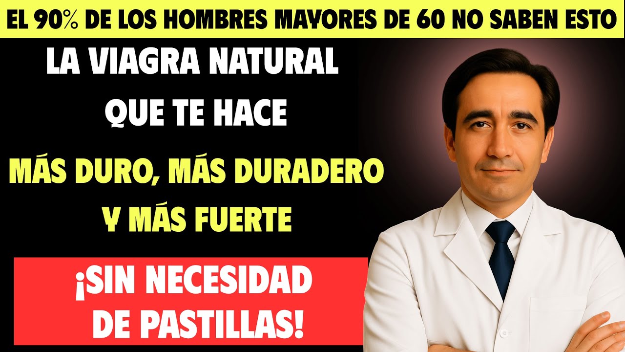 La Viagra Natural Que Ayuda a Recuperar el Deseo y la Erección en Hombres Mayores de 60 Años