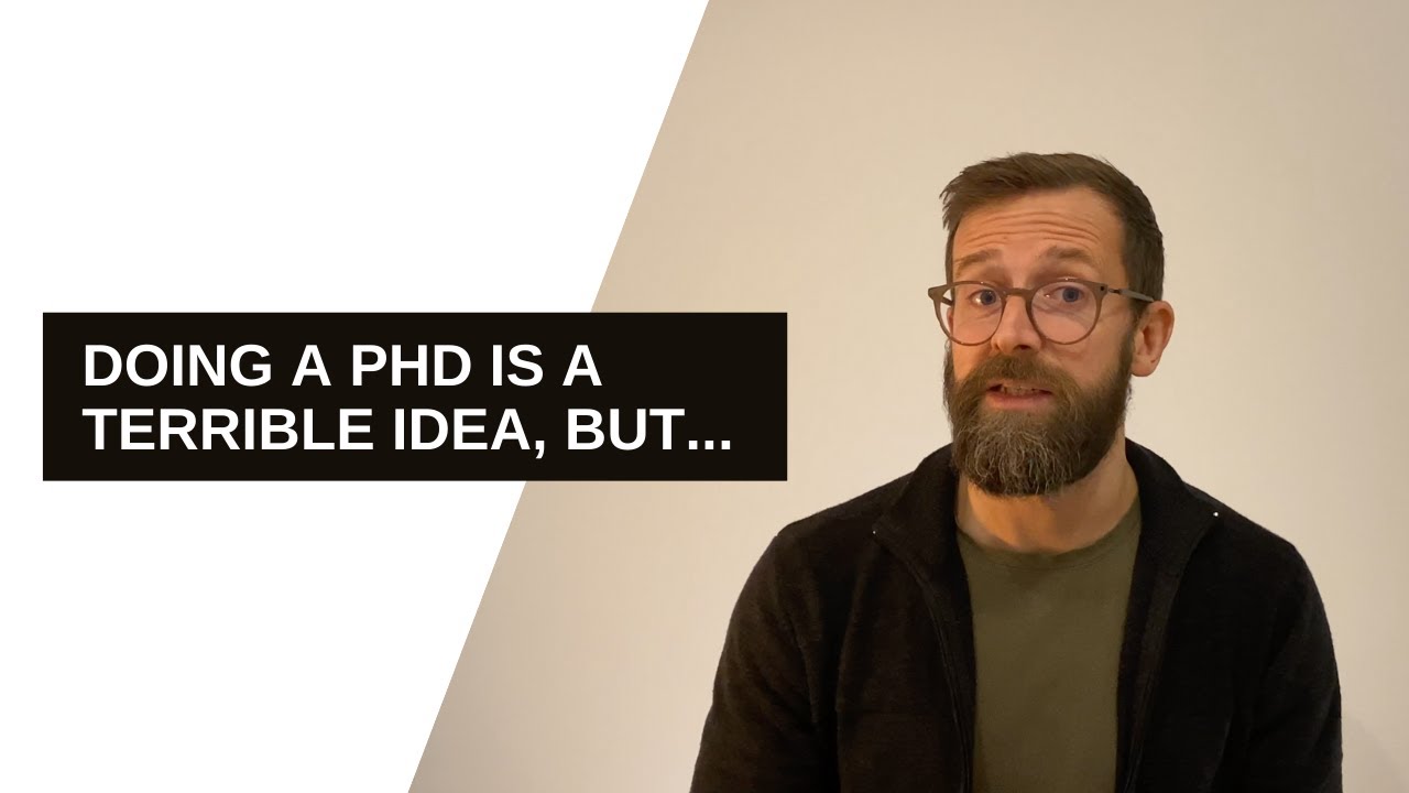 Why you (probably) shouldn't do a PhD