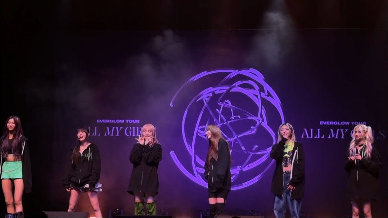 Everglow -(Ending Ment) 4K“All My Girls” 1st World Tour in SF 231120