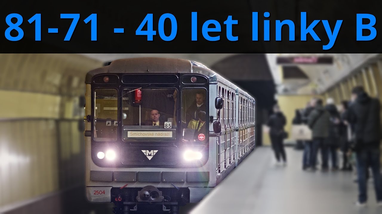 Historické metro 81-71 - 40 let linky B | 2.11.2025