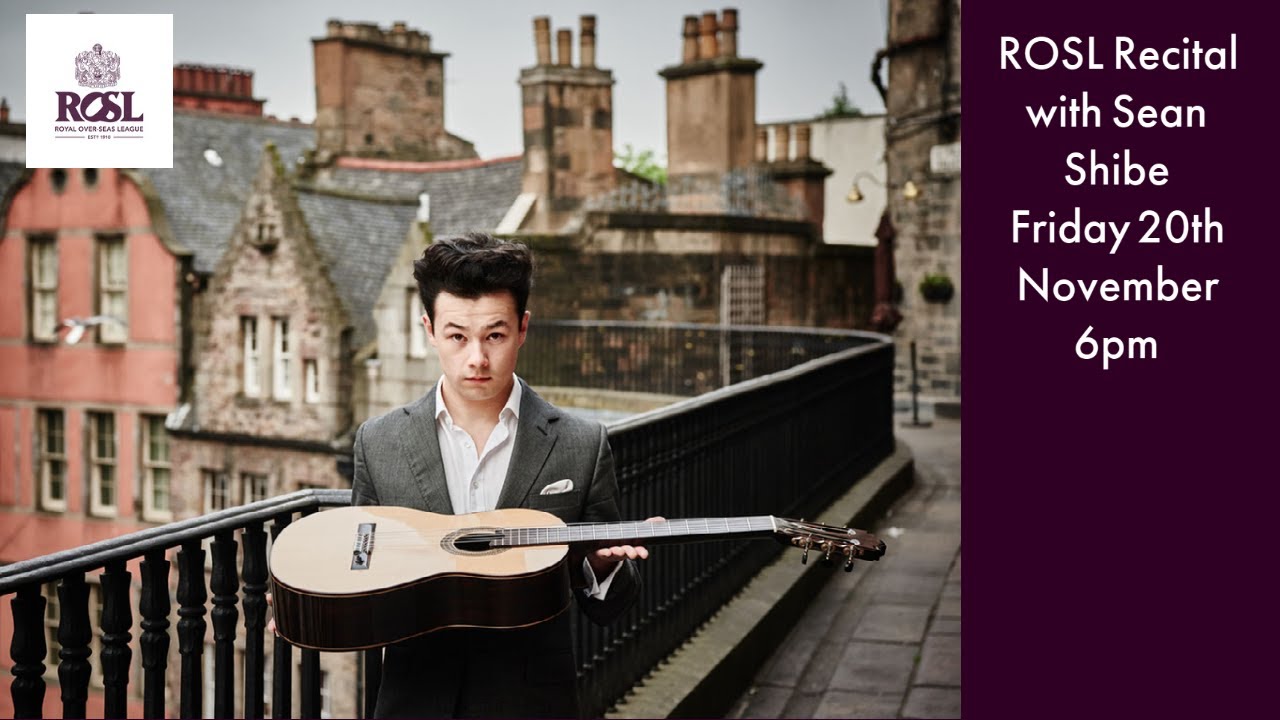ROSL Recital with Sean Shibe