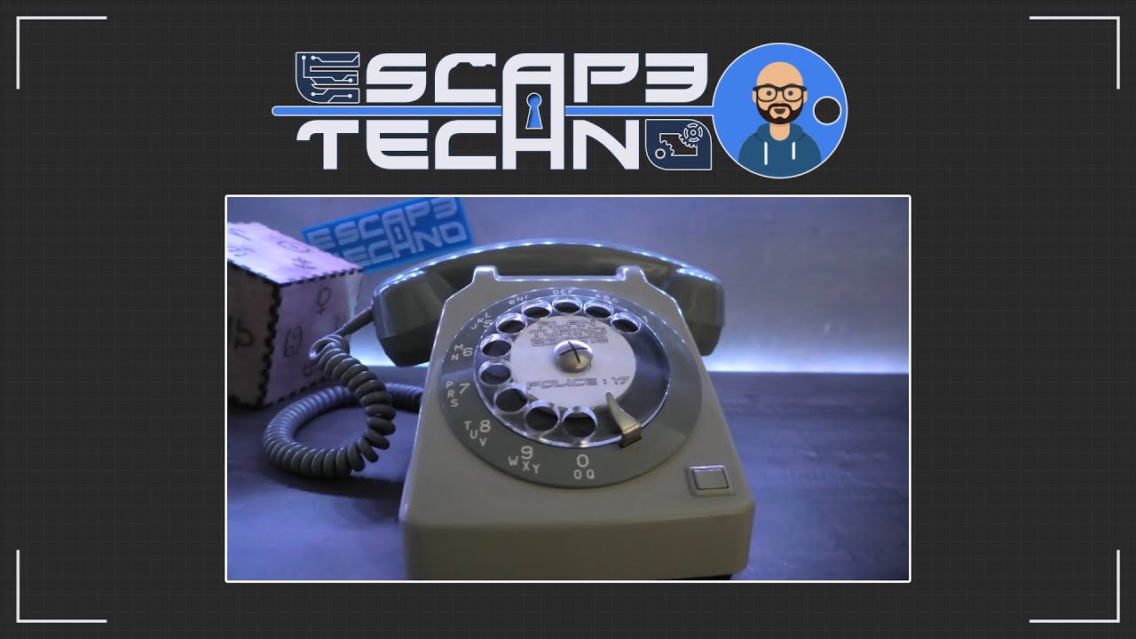 ☎️ DIY - Téléphone à cadran - Escape Game ☎️
