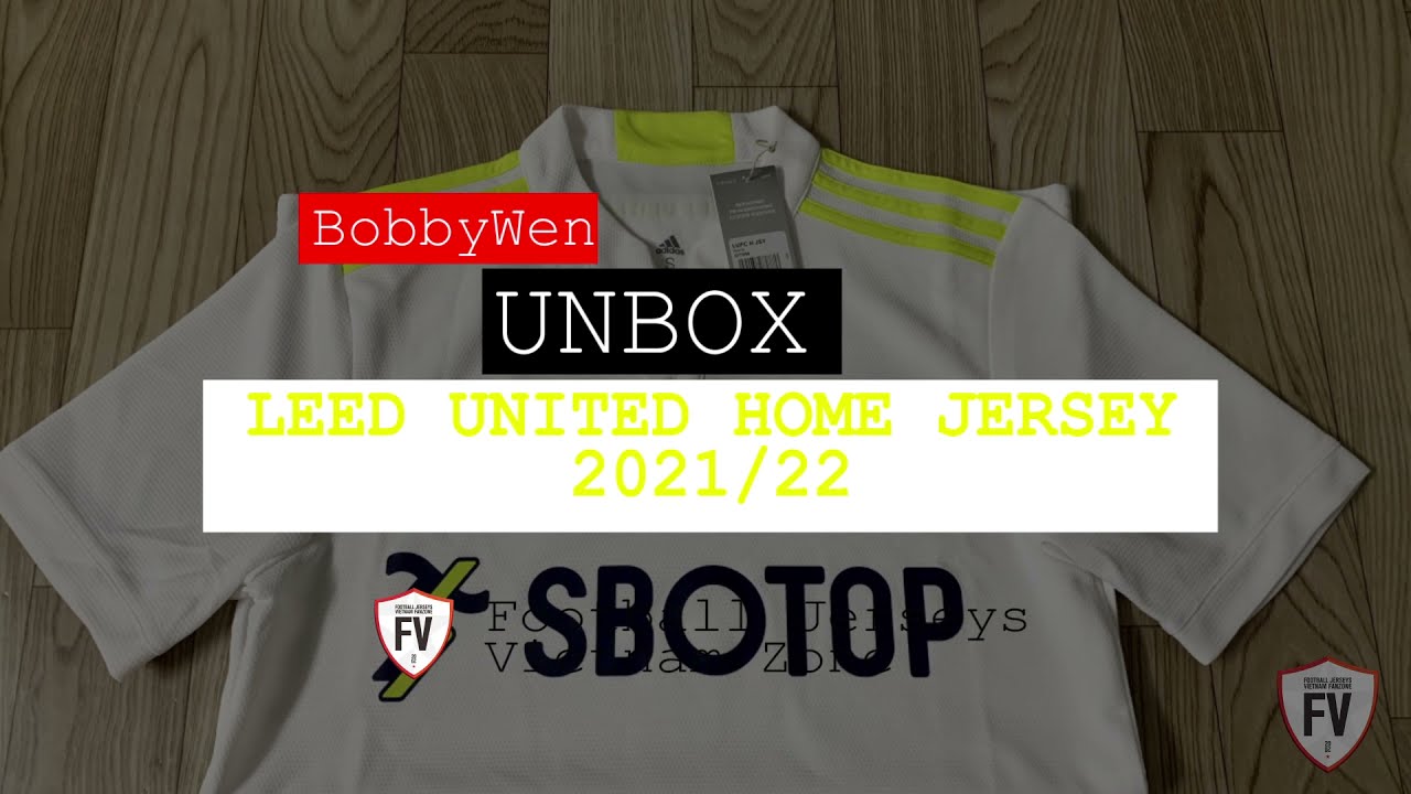 unbox leed united home kit 2021/22