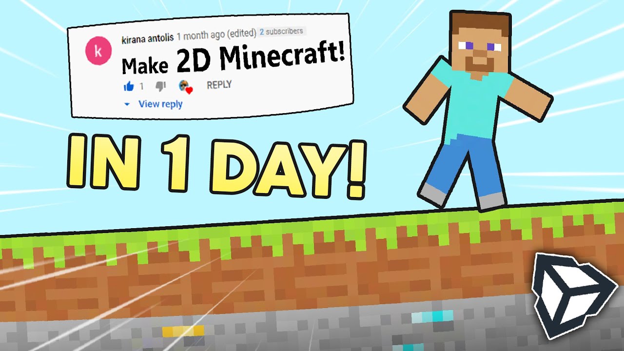 I Made 2D Minecraft in 1 Day - Indie Game Development