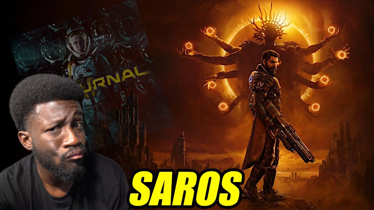 Housemarque's SAROS PS5 Gameplay Reveal Reaction! | Returnal's Big Bro?!