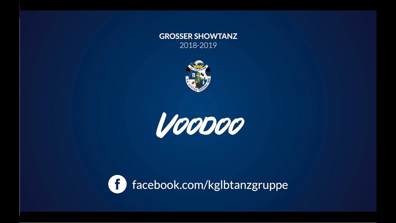 KG Lustige Brüder – Grosser Showtanz – Voodoo (2018-2019)