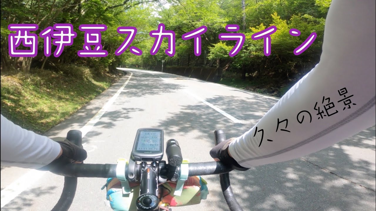 【ロードバイク】久々の勾配と絶景🚵‍♀️　西伊豆スカイライン