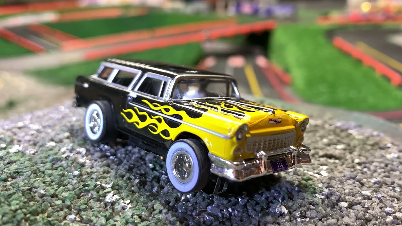 Black and yellow 55 Belair Nomad Exclusive with Ryan Young in the drivers seat?!?