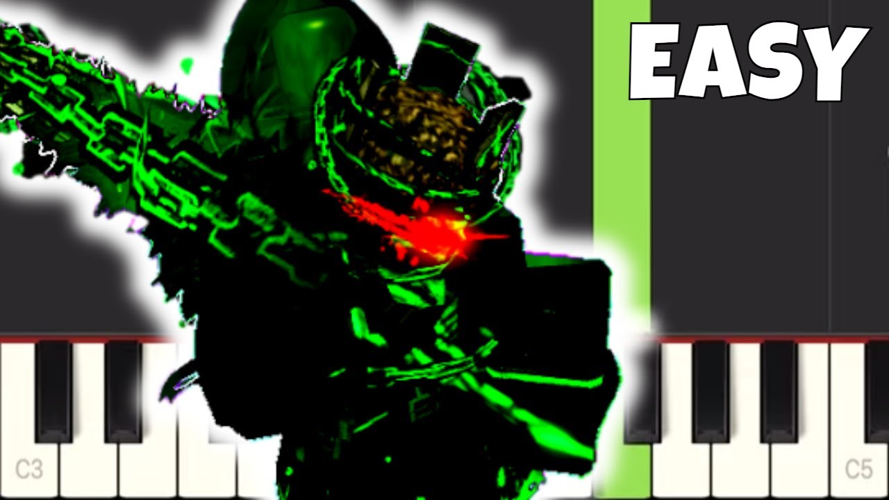 Roblox Forsaken - Through Patches of Violet - EASY Piano Tutorial (Hacklord 1x1x1x1 LMS)