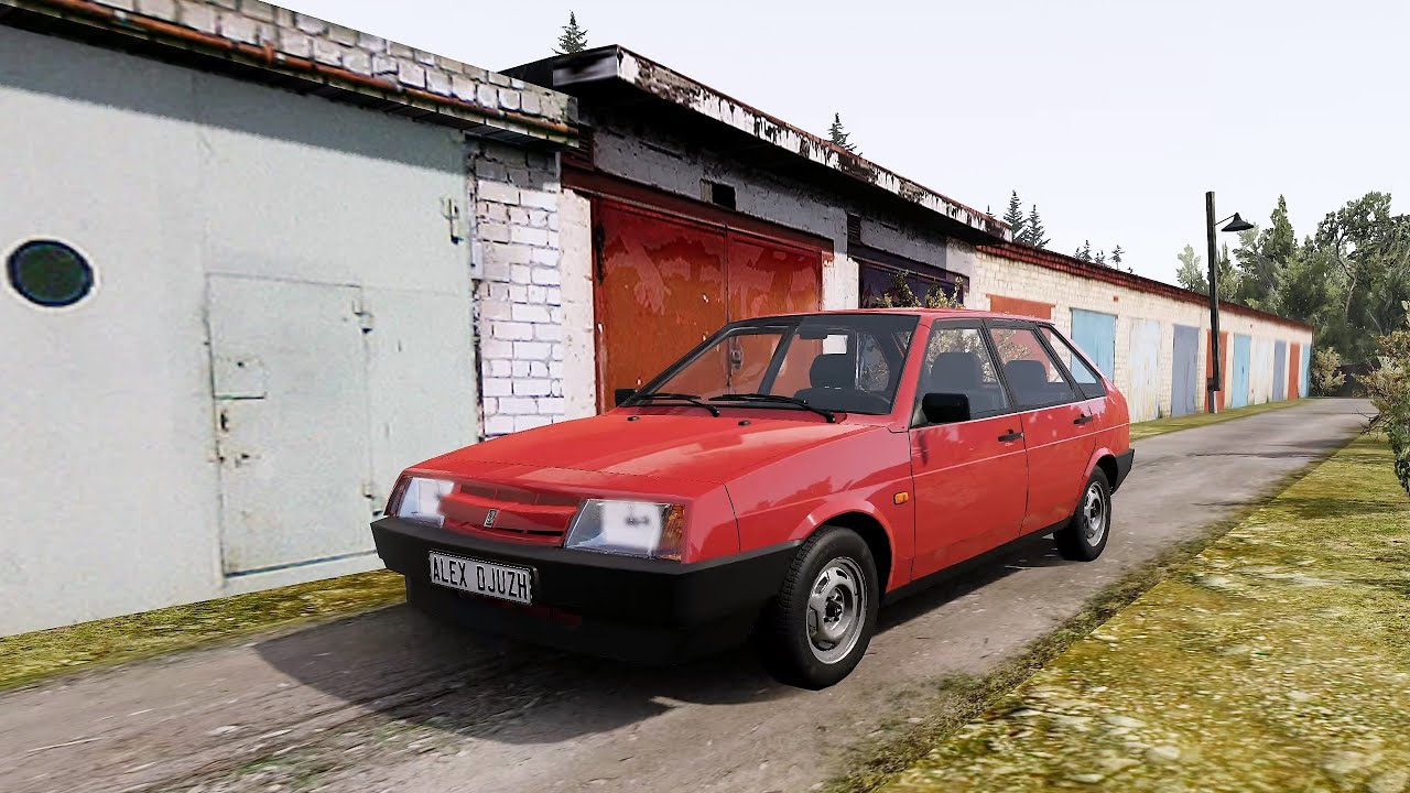 BeamNG.drive - VAZ / LADA 2109 1.5L 1987 - Car Show Test Drive Crash .