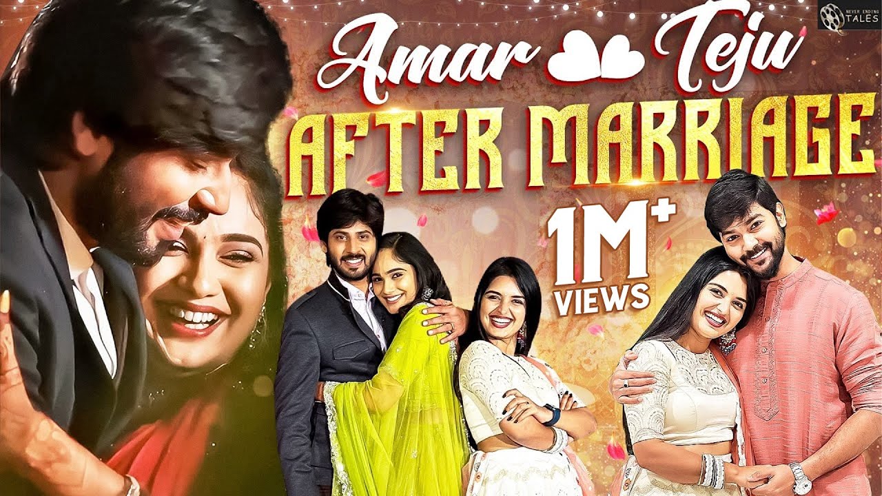 After Marriage in Hyderabad💘 || Amar & Teju || Shivakumar & Priyanka Jain || Never Ending Tales ||
