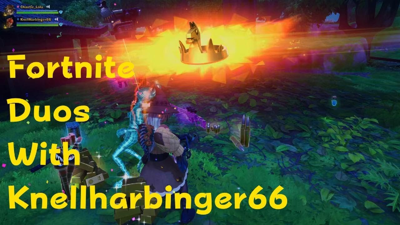 Fortnite Duos Victory Crown Win Gameplay with @KnellHarbinger66