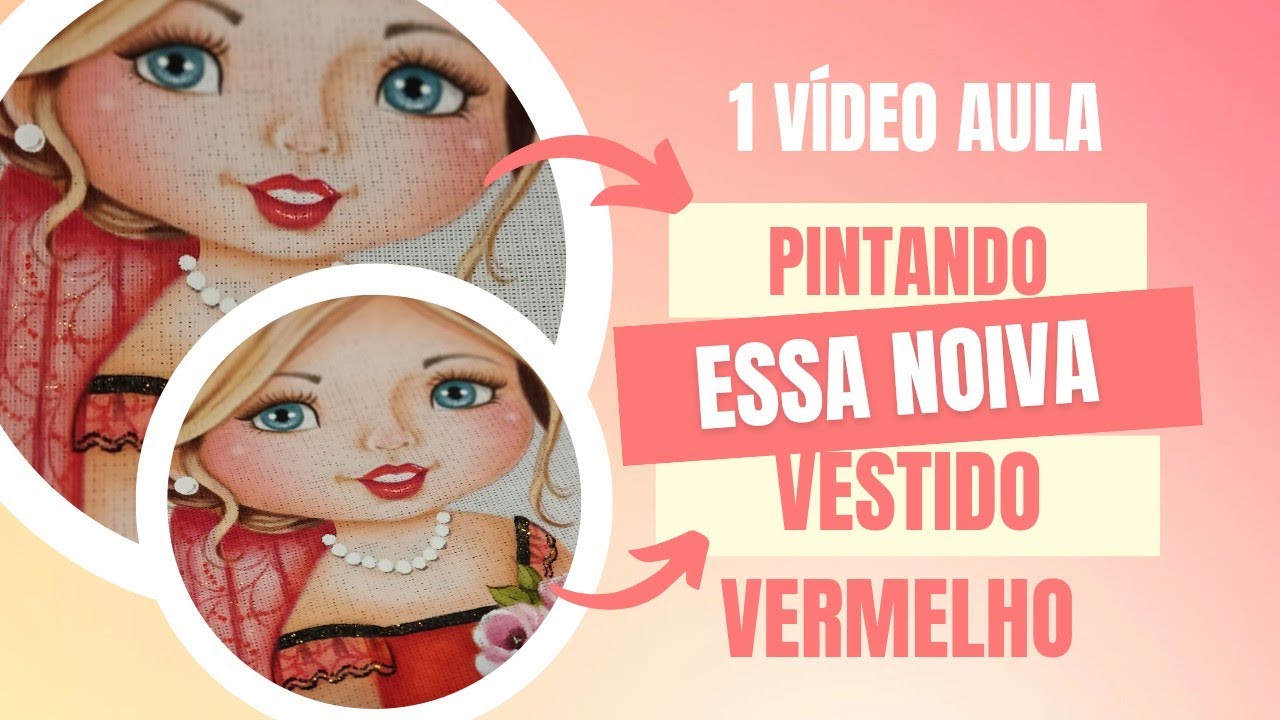 Pintando uma noivinha de vermelho 🌹 Vem comigo 😘
