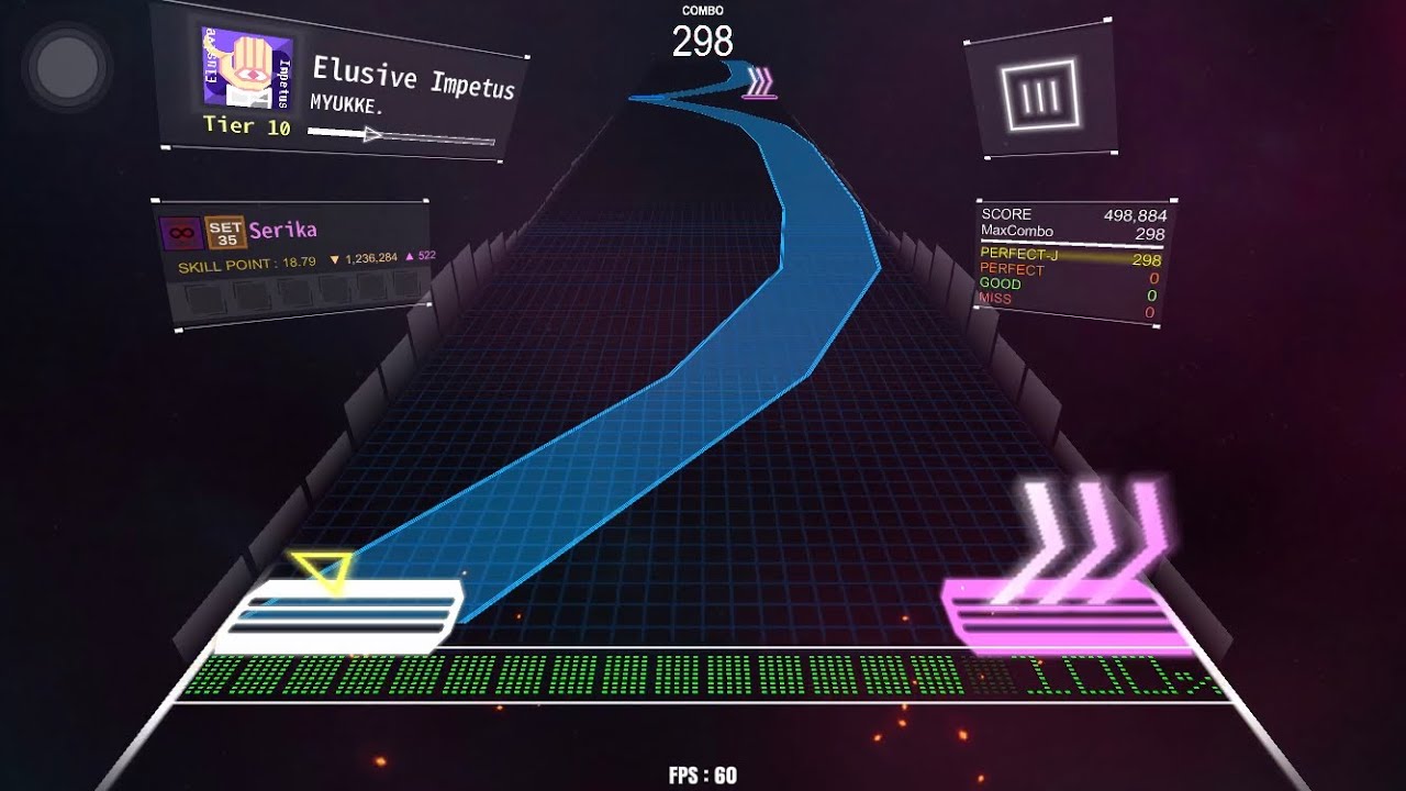 Elusive Impetus / Tier 10 / DanceRail3 譜面確認
