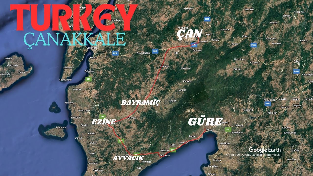 Calming Lo-Fi Road Trip Vibes | Night Drive Through Turkey: &Ccedil;an to G&uuml;re