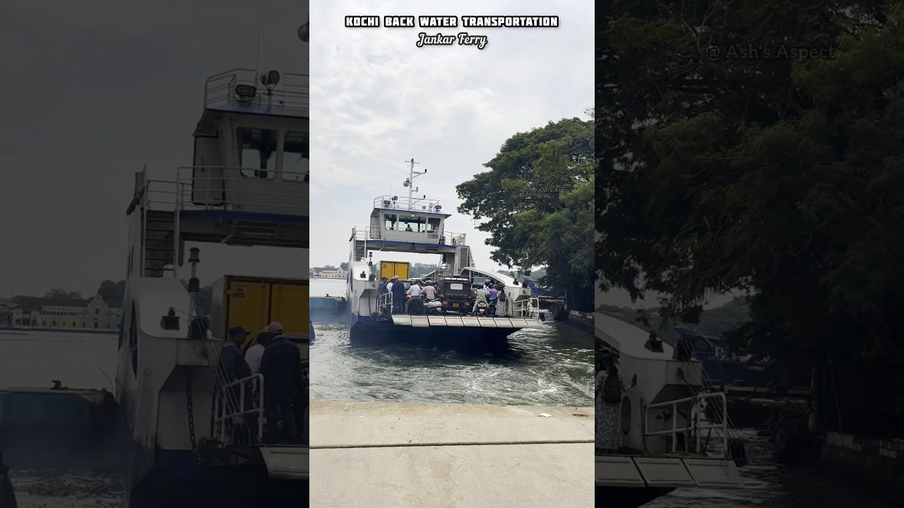 Fort Kochi Water Transport- Jankar Ferry🚢 #jankari #ferry #watertransport #fortkochi #kerala #kochi