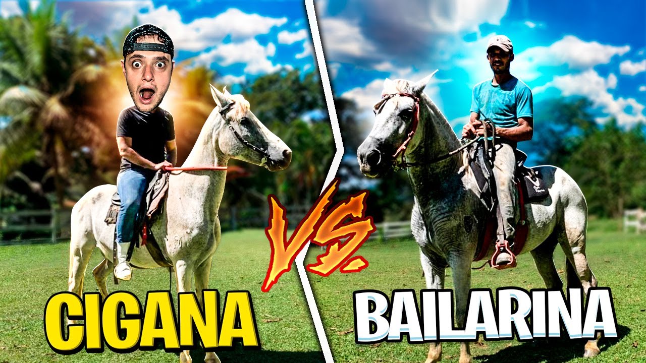 CORRIDA de CAVALO ( CIGANA X BAILARINA )