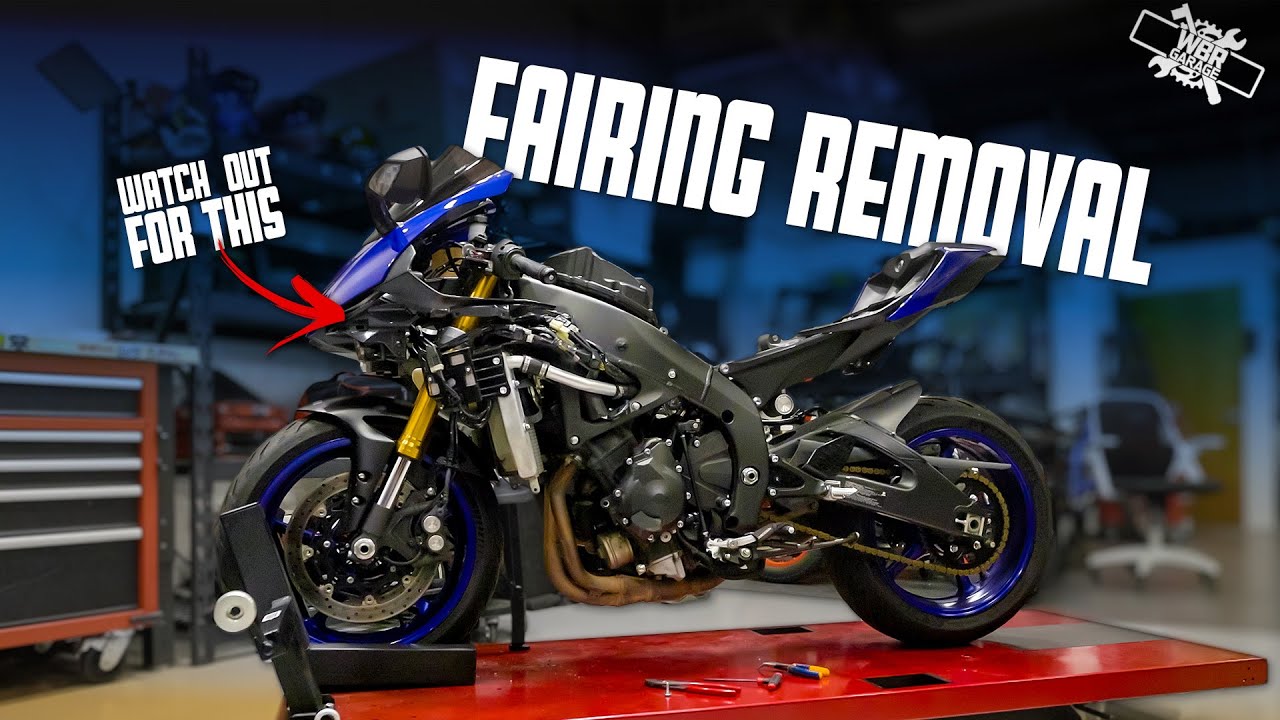 Watch This Before Removing 2018 Yamaha R6 Fairings!! | WBRGarage S6 Ep04
