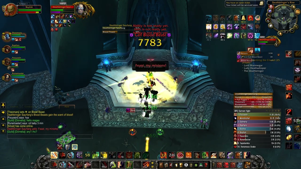 Warmane | Lordaeron | ICC 10hc - Deathbringer Saurfang 👹 | Fury Warrior PoV