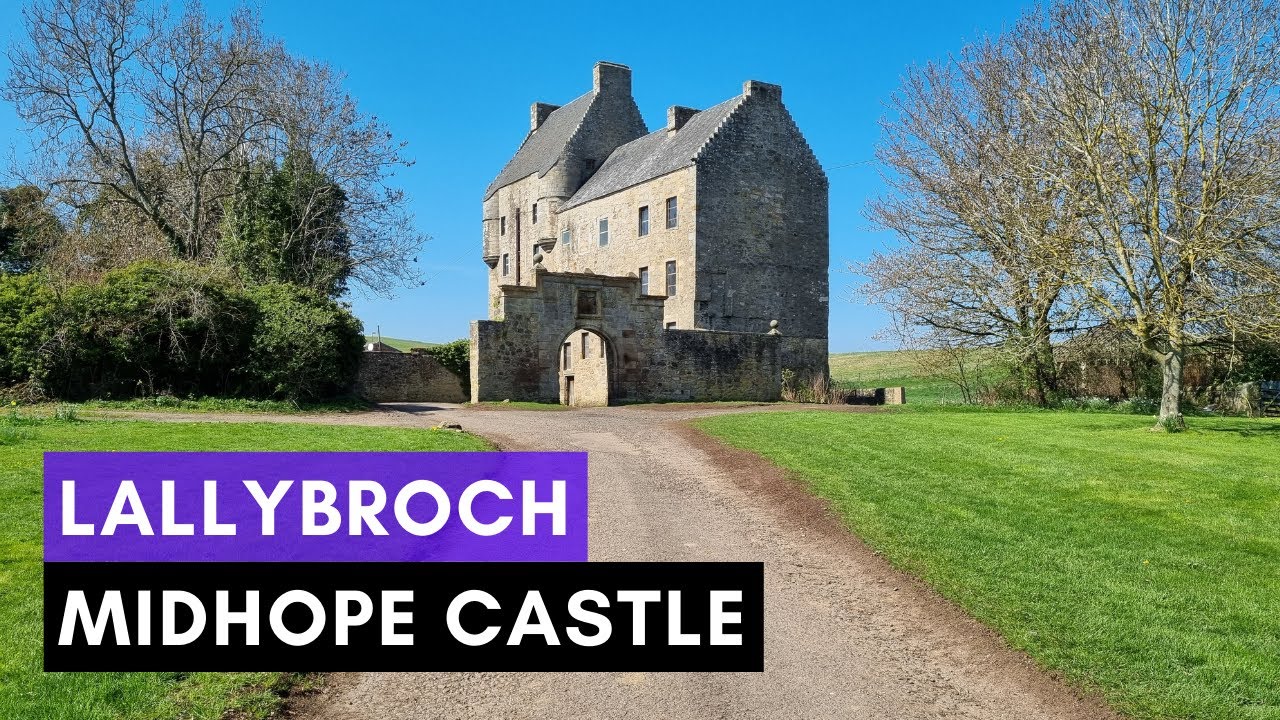 Lallybroch / Midhope Castle - OUTLANDER Jamie Fraser House - Walking Tour | 4K | 60FPS