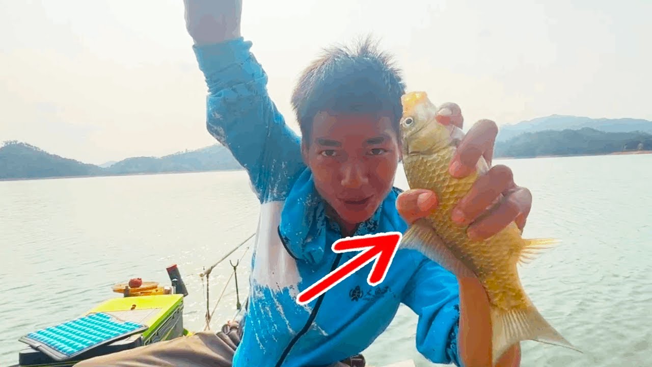 孤岛垂钓六天熬不住换位子了，都准备连夜买站票走人了，结果突然猛猛上鱼！ #野钓  #钓鱼人  #维它米团