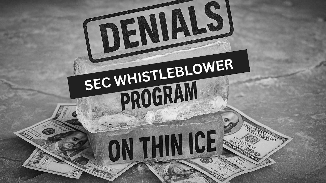 SEC Whistleblower Program Crisis? 31 Awards Denied Back-to-Back