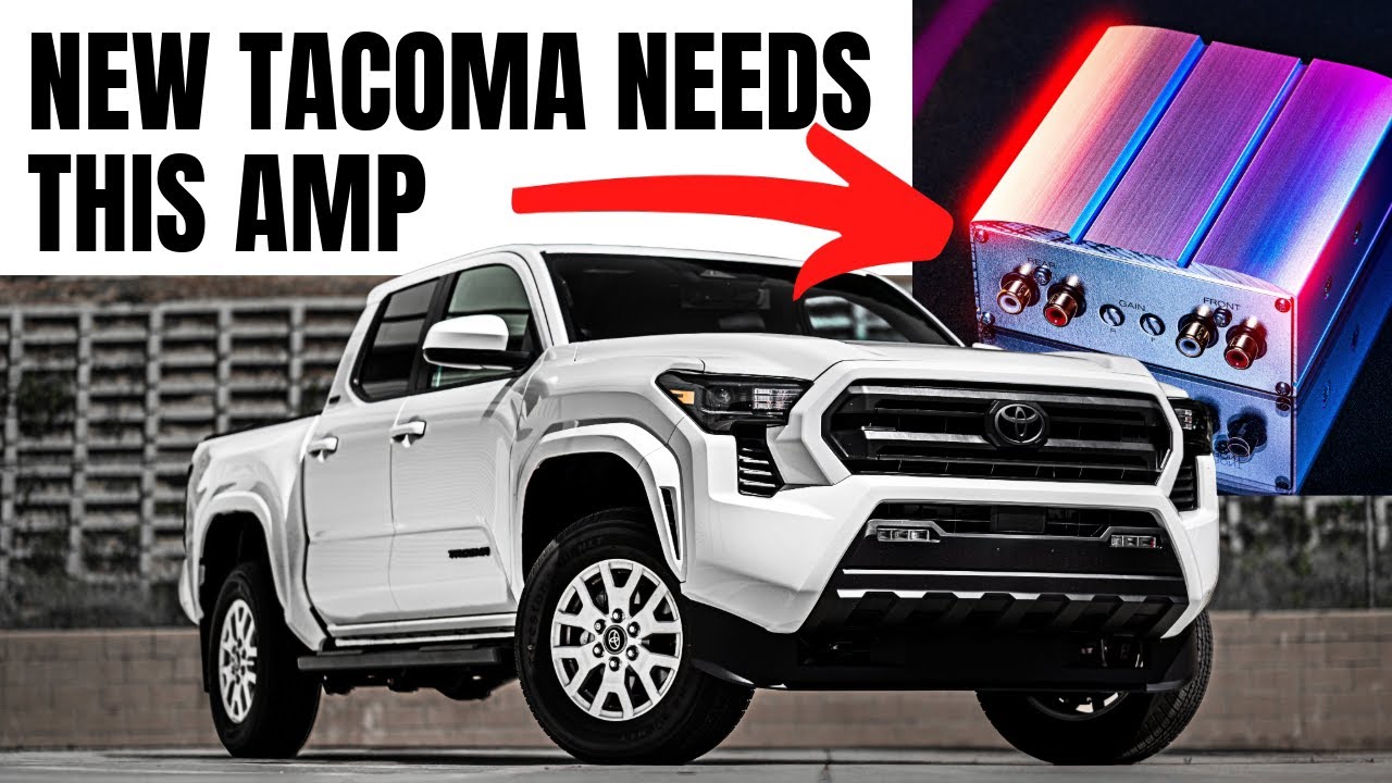 TOYOTA TACOMA 2024 БЕЗ JBL | Установка усилителя Plug and Play