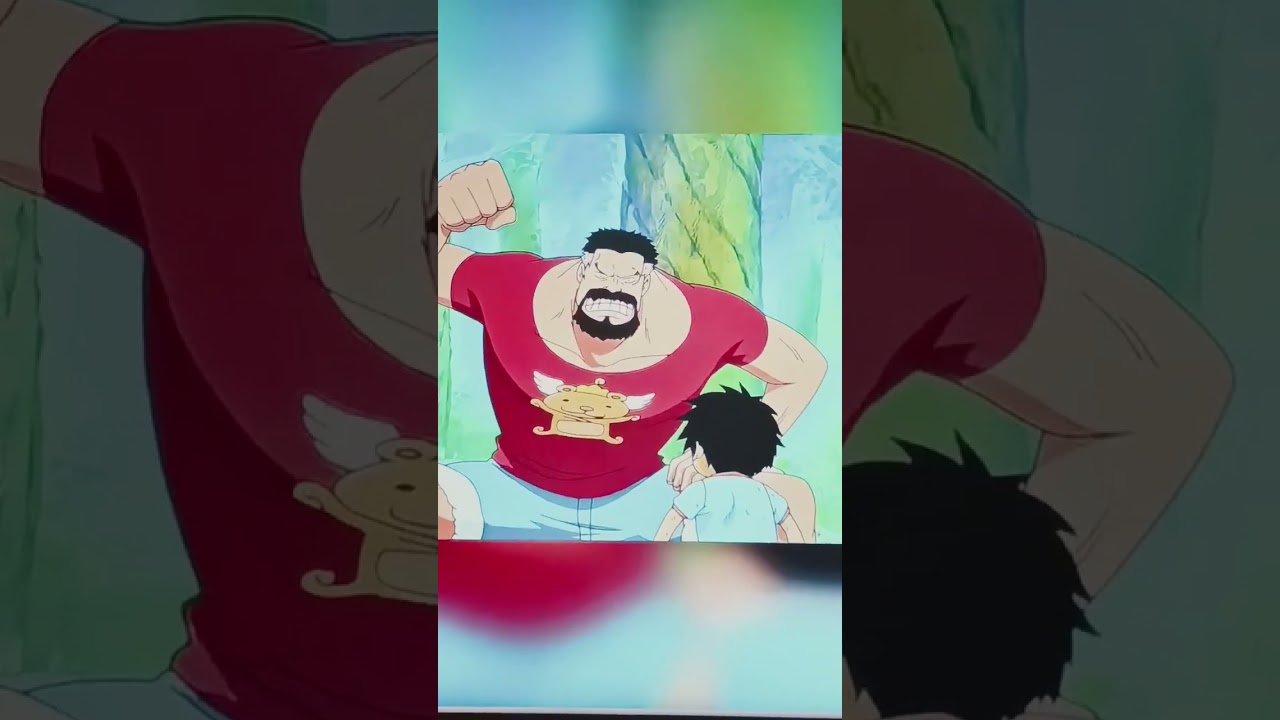 Luffy dit à Garp : Je serai le Roi des Pirates ! 