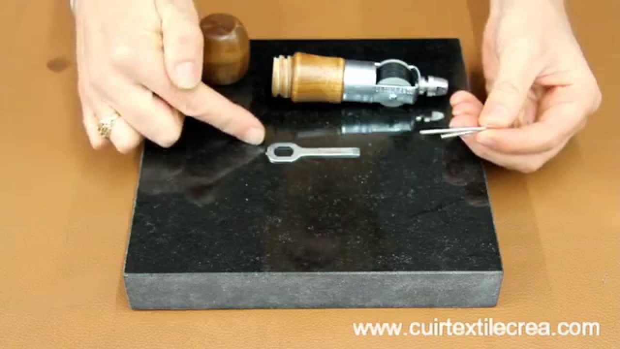 Comment utiliser une alène automatique - Sewing Automatic Awl - www.groupedargent.com