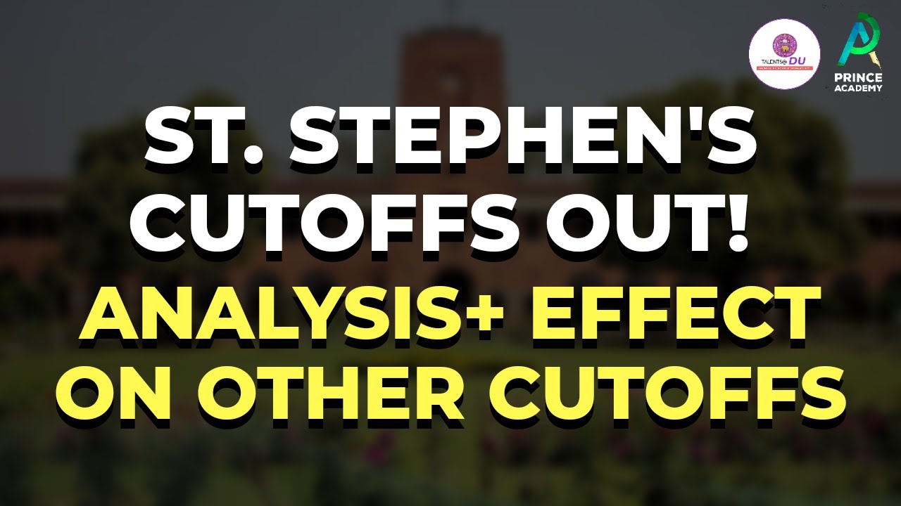St. Stephen's cutoff out! EFFECT ON OTHER CUTOFFS?