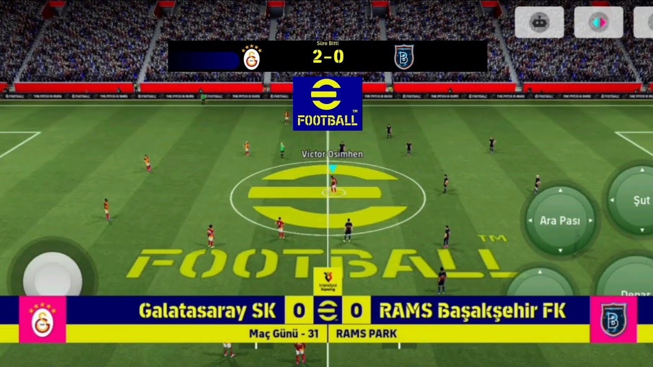 EFOOTBALL MOBİLE GAMEPLAY ( FUTBOL OYUNU  ) FOOTBALL GAMES 