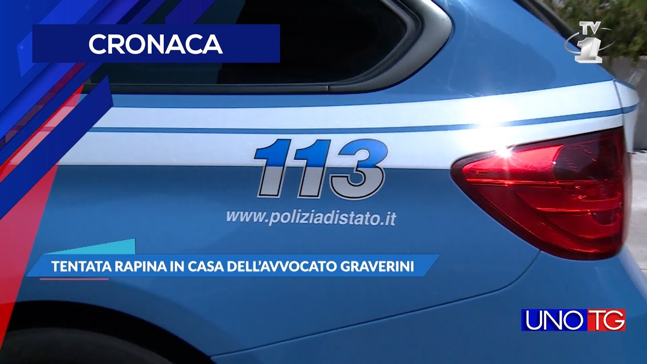 Tentata rapina in casa dell'avvocato Graverini