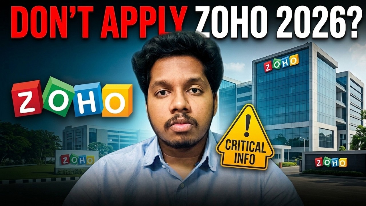 Trying for Zoho Jobs 2026? Don&rsquo;t Apply Before Watching This