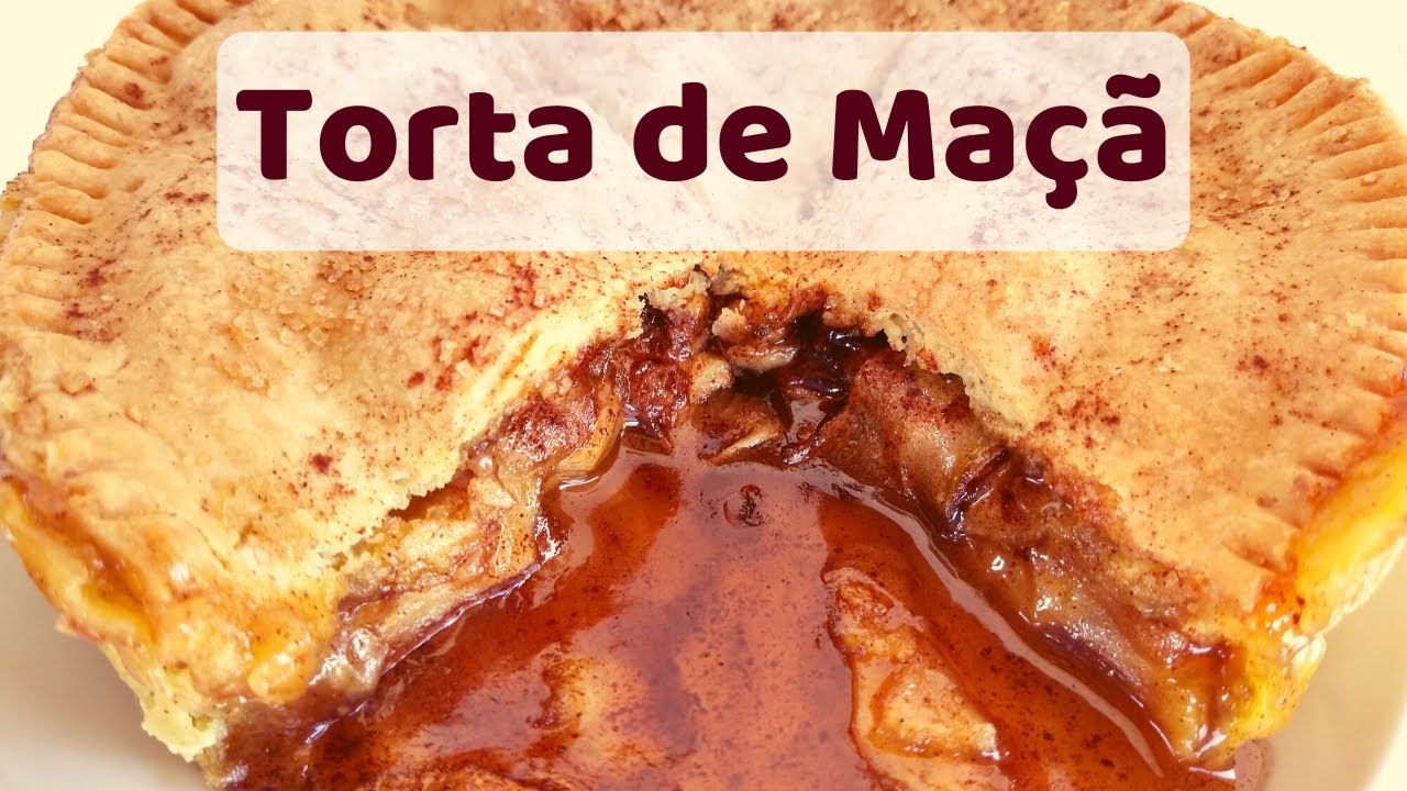 A VERDADEIRA TORTA DE MAÇÃ || APPLE PIE || VEGANA || RECEITA ESPETACULAR || BEM RÁPIDO E FÁCIL ||