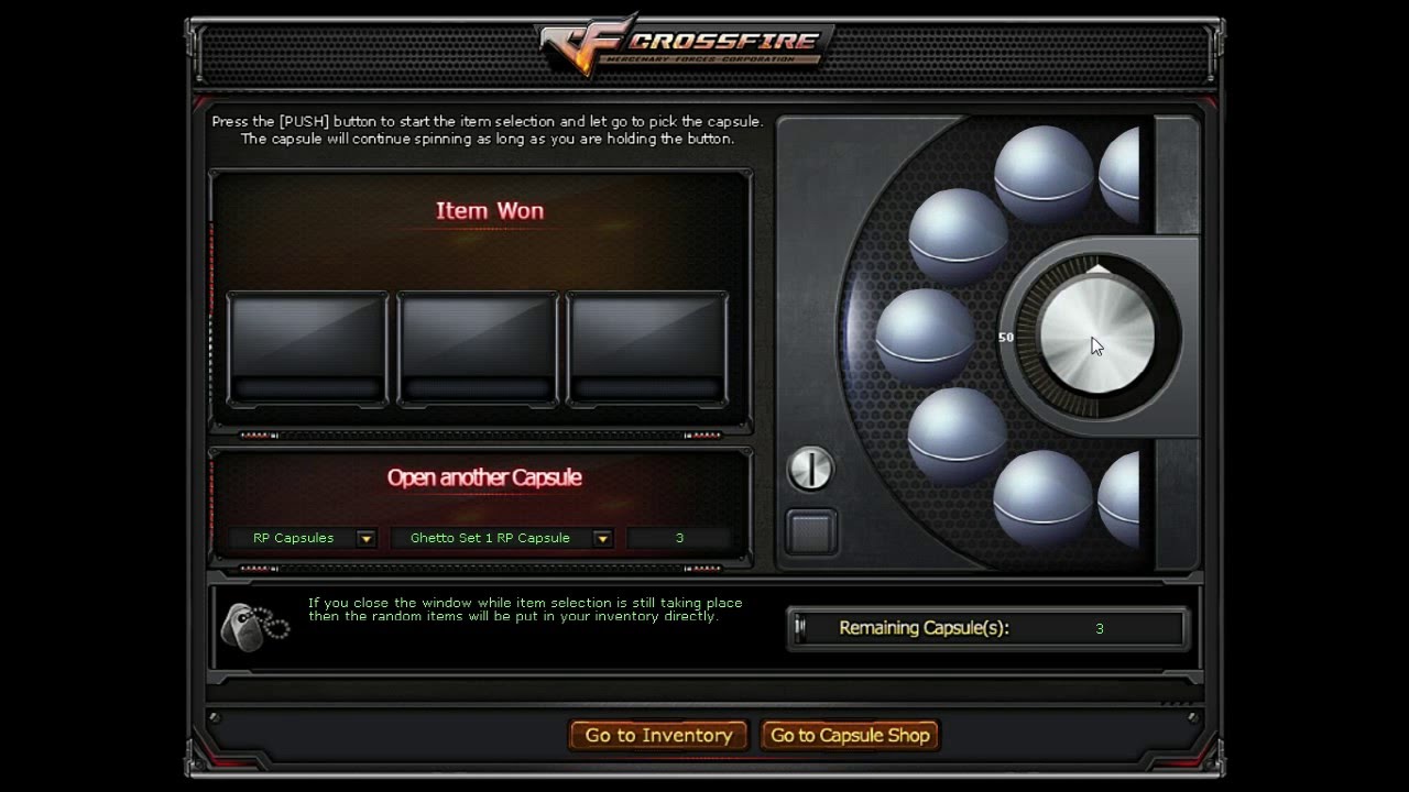 Crossfire europe - Ghetto Set 1 RP Capsules
