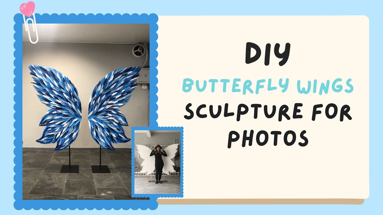 DIY bird or butterfly wing