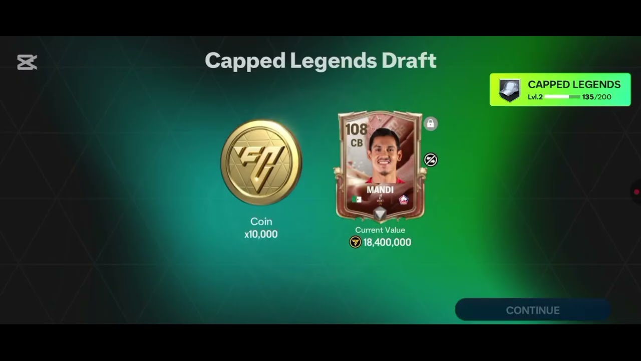Opening pe FC mobile și o schimbare la echipa