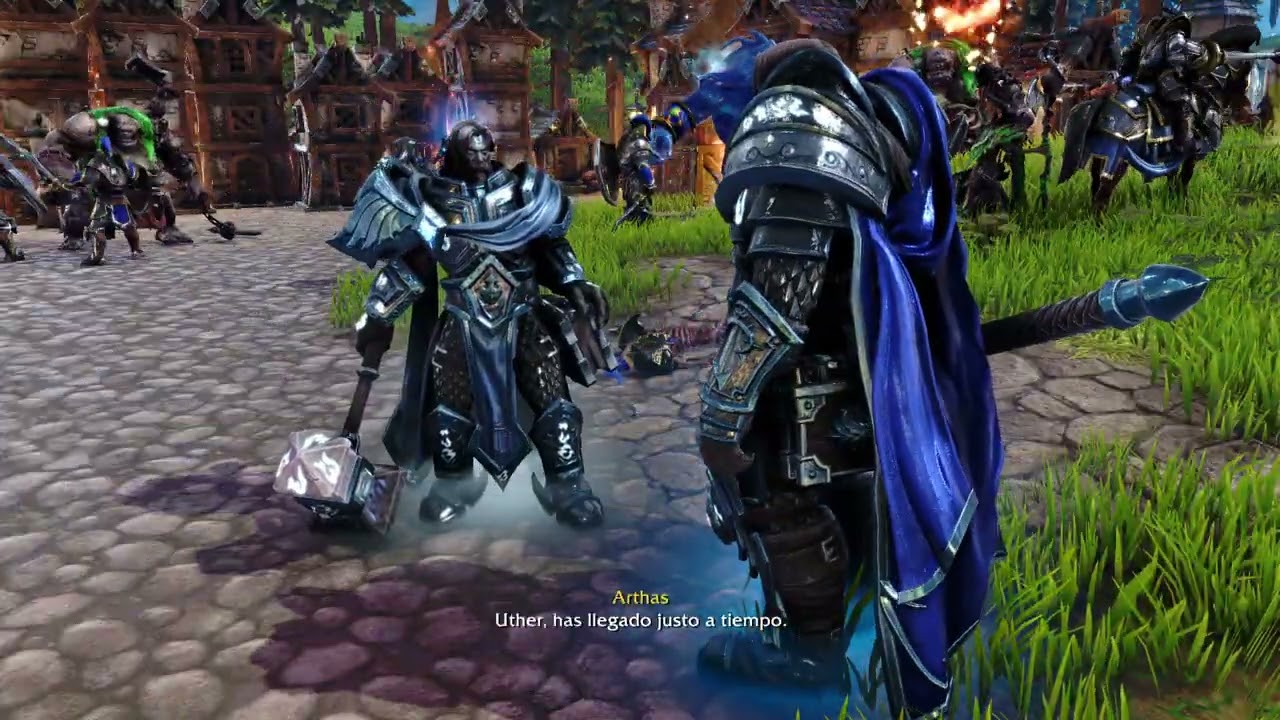 Un Arthas Dominado se enfrenta a un ejército de No Muertos - Cinematica Estilo Quenching