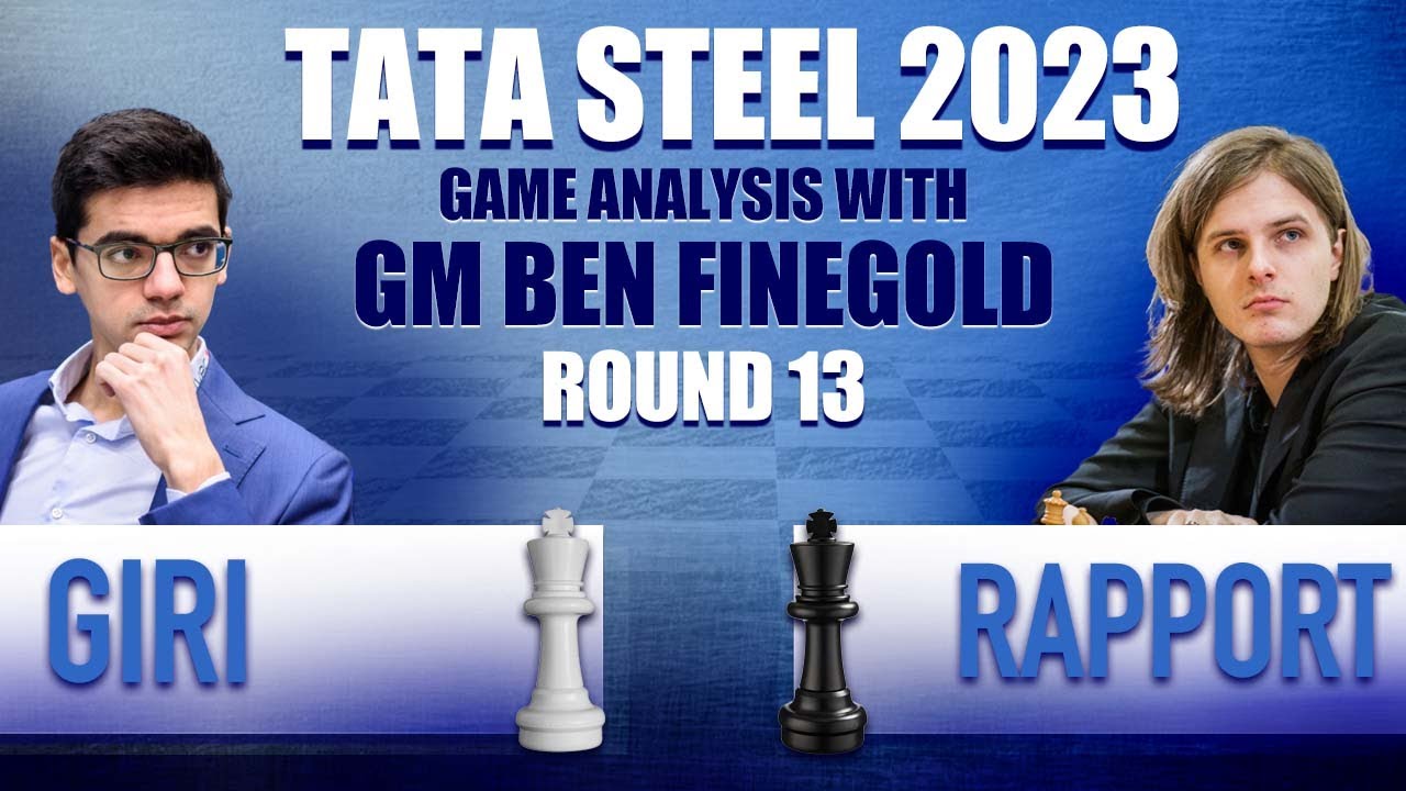 Tata Steel Round 13: Anish Giri vs Rich&aacute;rd Rapport